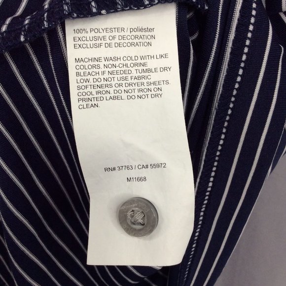 PGA Tour Golf Polo Shirt Mens Size Large Striped Short Sleeve - Picture 6 of 6